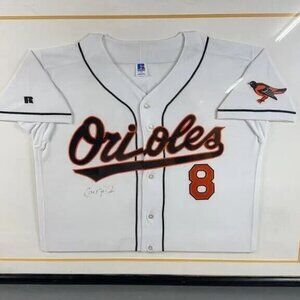 Cal Ripken Jr signed Game Used Baltimore Orioles Jersey #8 Russell Athletic